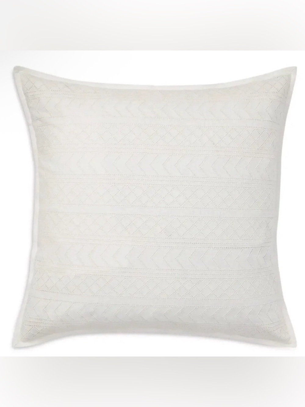 Lauren RALPH LAUREN WILLA EURO PILLOW SHAM Set of 2 CREAM BEAUTIFUL